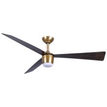 Minka-Aire F744L-LBR/DO - Elavan 52" LED Indoor/Outdoor Ceiling Fan