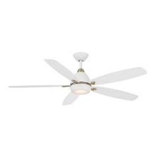 Minka-Aire F649L-ALW/BBR - Soreno 52" 5CCT LED Ceiling Fan