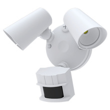 American Lighting FL2S-3CCT-WH - FORA SECURITY DUAL HEAD