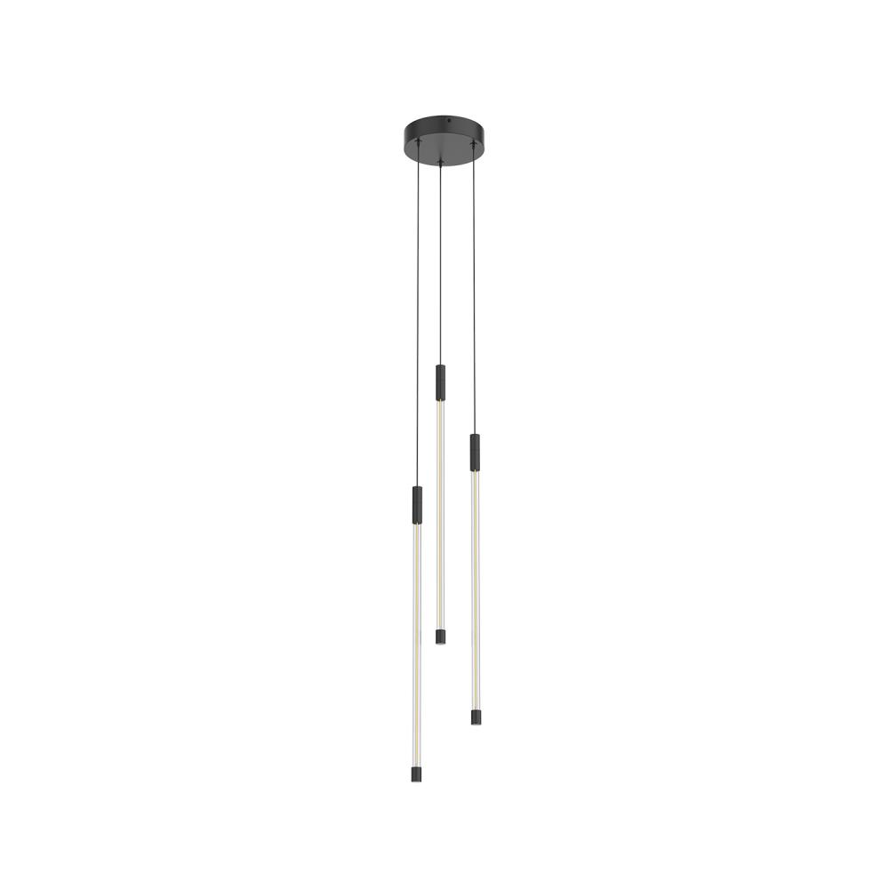 Motif 21-in Black LED Multi Pendant