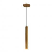 Kuzco Lighting Inc PD90414-VB - Mason 14-in Vintage Brass LED Pendant