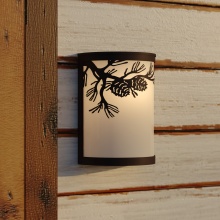 Vaxcel International T0796 - Douglas 8-in. W Indoor-Outdoor Wall Light Warm Bronze