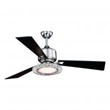 Vaxcel International F0048 - Clara 52-in LED Ceiling Fan  Brushed Nickel
