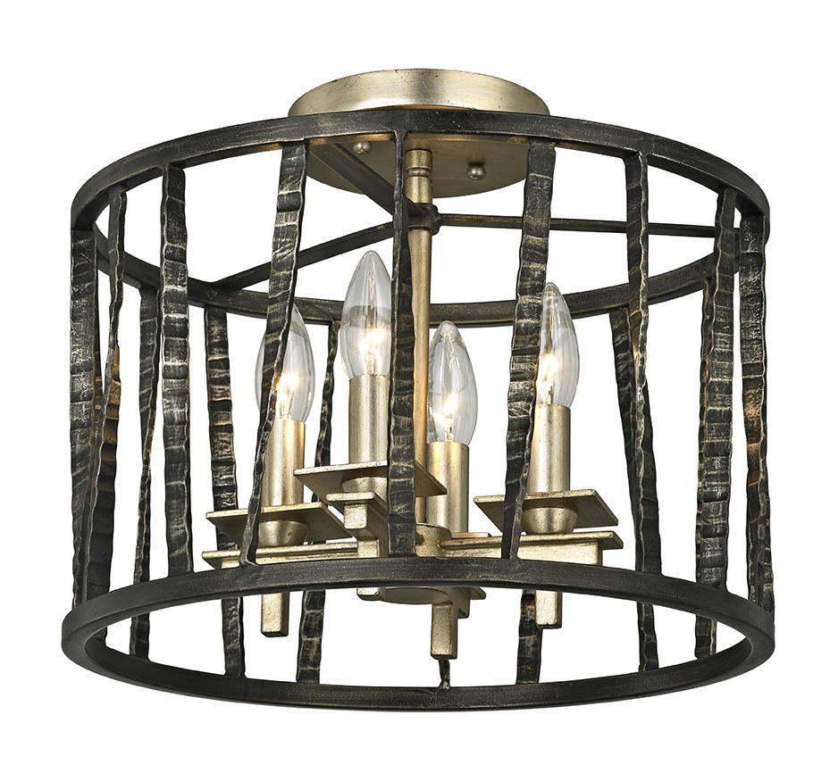 BASTILLE 4LT CEILING SEMI-FLUSH