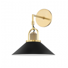Hudson Valley 2601-AGB/BK - Syosset Wall Sconce