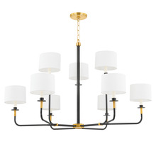 Hudson Valley 9148-AOB - PARAMUS Chandelier