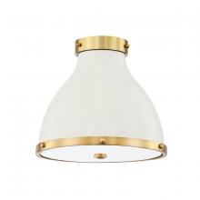 Hudson Valley MDS360-AGB/OW - Painted No. 3 Flush Mount