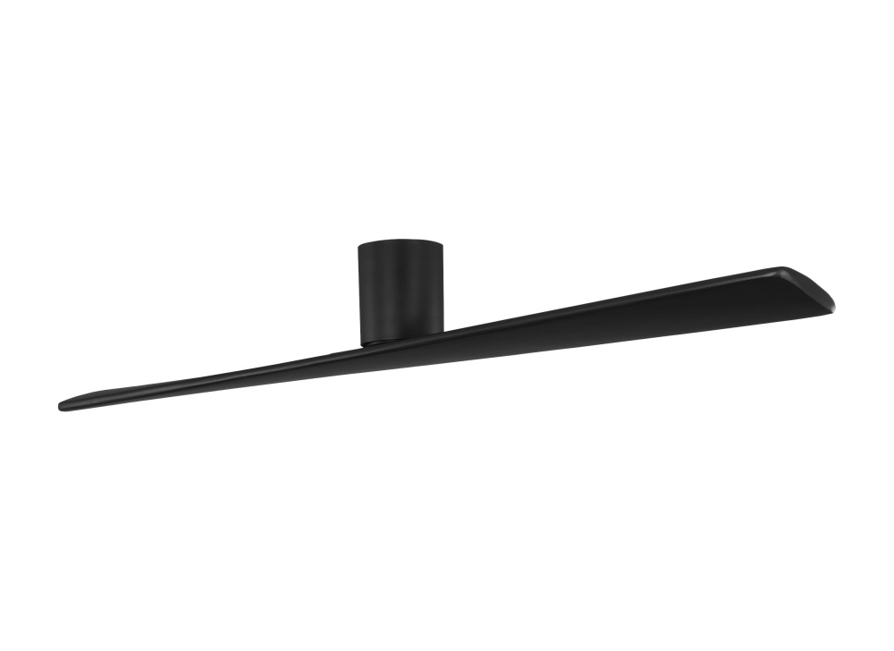 Plank Smart 72 Hugger Ceiling Fan in Midnight Black with Midnight Black Blade