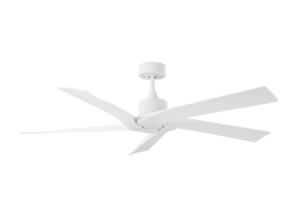 Aspen Coastal 56 Ceiling Fan in Matte White with Matte White Blades