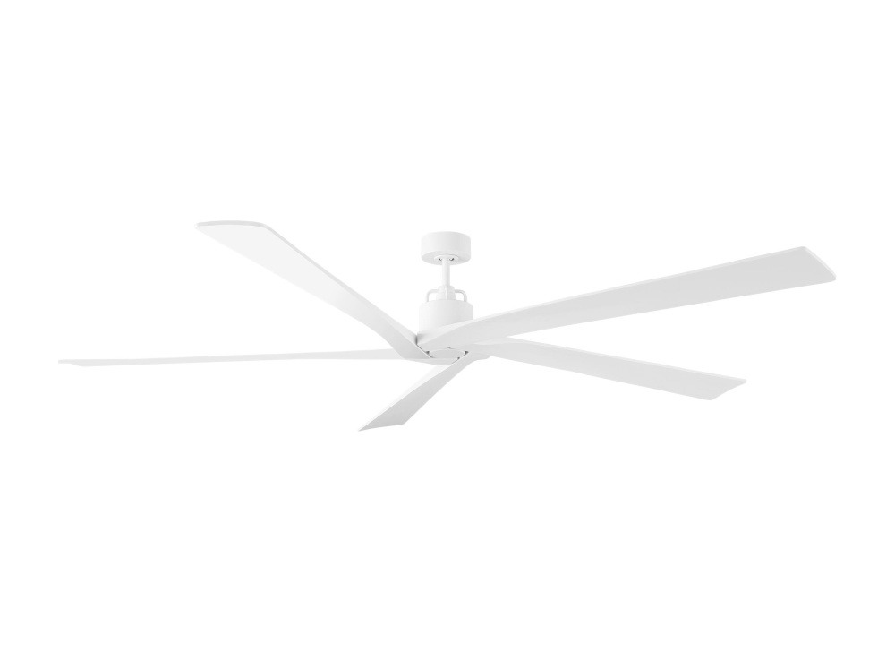 Aspen 84 Ceiling Fan in Matte White with Matte White Blades