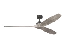 Visual Comfort & Co. Fan Collection 3CLNSM70AGP - Collins Smart 70 Ceiling Fan in Aged Pewter with Light Grey Weathered Oak Blades