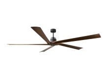 Visual Comfort & Co. Fan Collection 5ASPR84AGP - Aspen 84 Ceiling Fan in Aged Pewter with Dark Walnut Blades