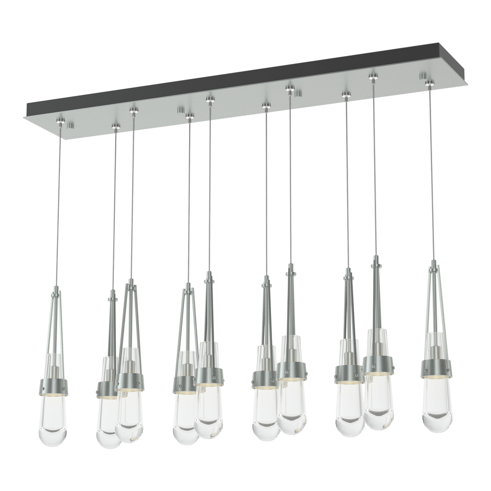 Link 10-Light Clear Glass Pendant