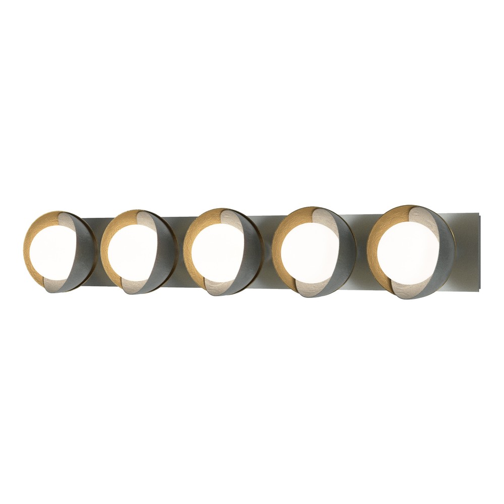 Brooklyn 5-Light Straight Double Shade Bath Sconce