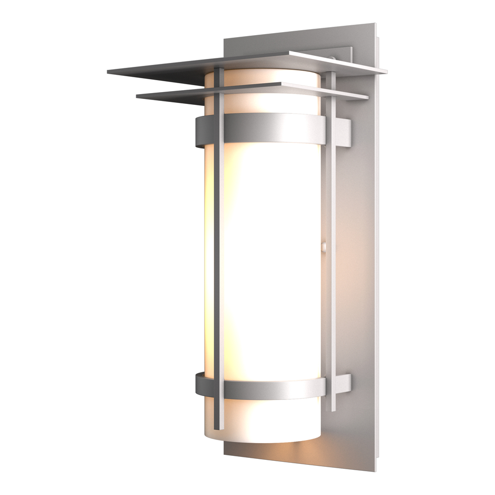 Banded with Top Plate Outdoor Sconce
