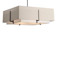 Hubbardton Forge 139635-SKT-MULT-20-SF2012-SE2401 - Exos Square Large Double Shade Pendant