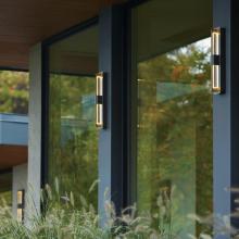 Hubbardton Forge 306415-LED-77-ZM0331 - Double Axis Small LED Outdoor Sconce