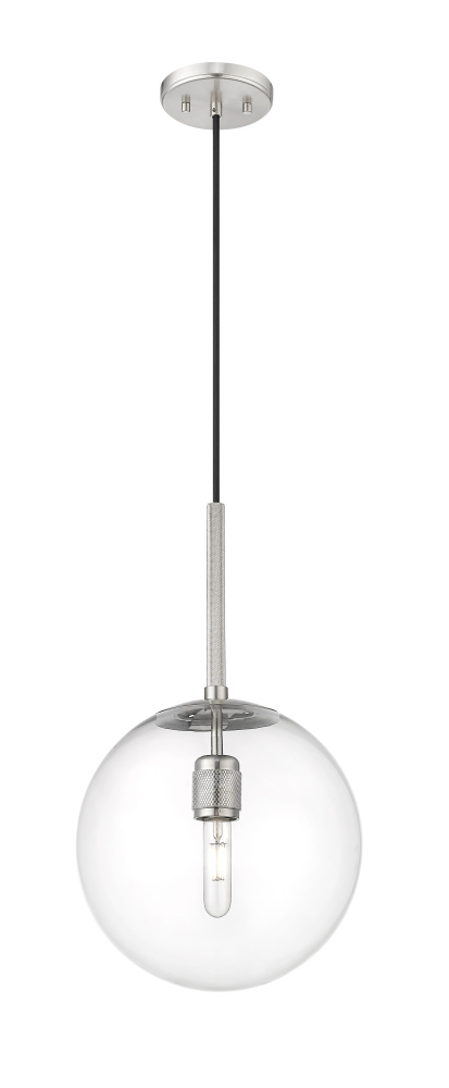 Kairo 12" Wide 1-Light Pendant - Brushed Nickel