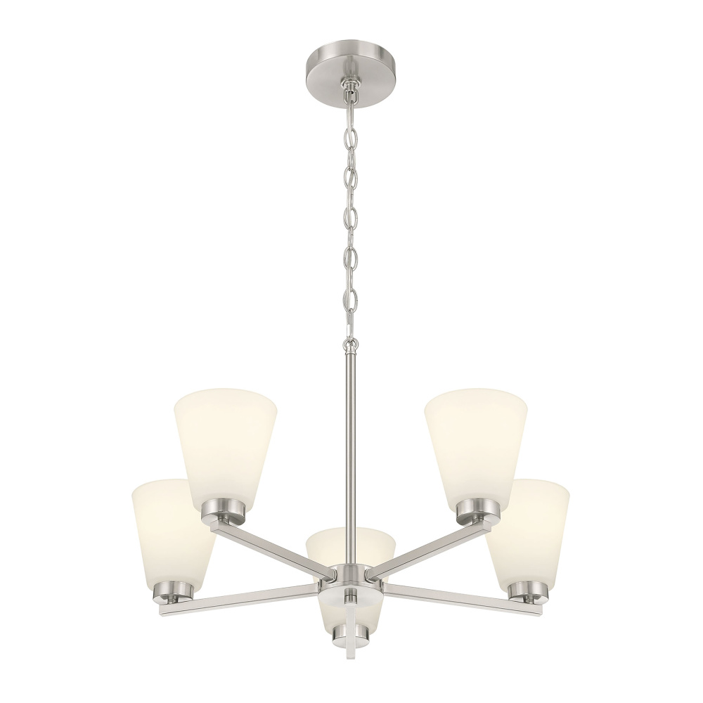 Strayhan 24" Wide 5-Light Chandelier