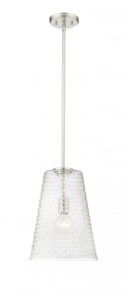 Saben 1-Light Pendant Light Polished Nickel