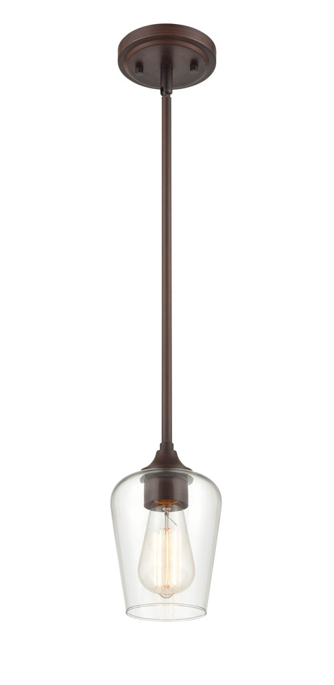 Ashford 1-Light Mini-Pendant - Rubbed Bronze
