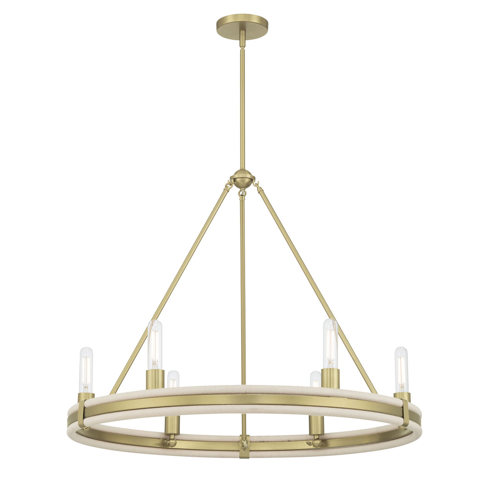 Rovessa 32" Wide 6-Light Chandelier