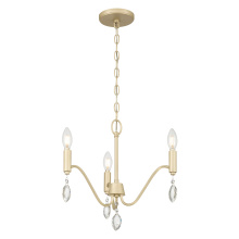 Millennium 205103-AGSI - Aureline 17.25" Wide 3-Light Chandelier