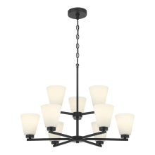 Millennium 64109WG-MB - Strayhan 28.5" Wide 9-Light Chandelier