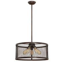 Millennium 3275-RBZ - Akron 5-Light Pendant light Rubbed Bronze