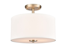 Millennium 41102-MG - Guyten 13" Wide 2-Light Semi Flush - Modern Gold