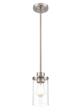 Millennium 9511-BN - Beverlly 4.5" Wide 1-Light Pendant - Brushed Nickel