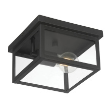 Millennium 4201-PBK - Evanton 8" Wide 1-Light Outdoor Flush Mount