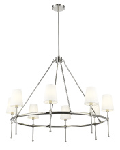 Millennium 16608-PN - Adorra 40" Wide 8-Light Chandelier - Polished Nickel