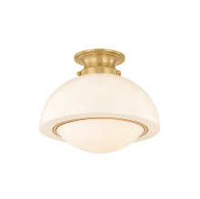 Mitzi by Hudson Valley Lighting H1090601S-AGB - Celine Semi Flush