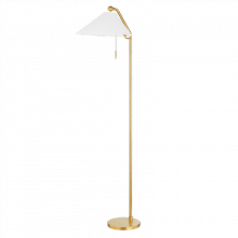 Mitzi by Hudson Valley Lighting HL647401-AGB - 1 LIGHT FLOOR LAMP