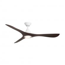 Modern Forms US - Fans Only FR-D2504-60L-MW/DW - Carve 60 Downrod Ceiling Fan