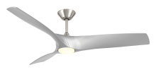 Modern Forms US - Fans Only FR-W2006-62L-BN/SL - Zephyr Downrod ceiling fan