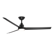 Modern Forms US - Fans Only FR-W2501-62L-MB - Bolo Downrod ceiling fan