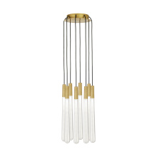 Visual Comfort & Co. Modern Collection 700TRSPPYLC8RNB-LED930 - Pylon Crystal 8 Light Chandelier