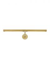 Visual Comfort & Co. Modern Collection 700PLUD12NB-LED927 - Modern Plural Dome dimmable LED 12 Picture Light in a Natural Brass/Gold Colored finish