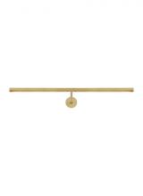 Visual Comfort & Co. Modern Collection 700PLUF18NB-LED930 - Modern Plural Faceted dimmable LED 18 Picture Light in a Natural Brass/Gold Colored finish