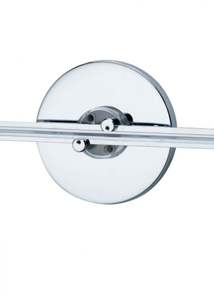 Wall MonoRail 4" Round Direct Canopy Single-Feed With LED Transformer