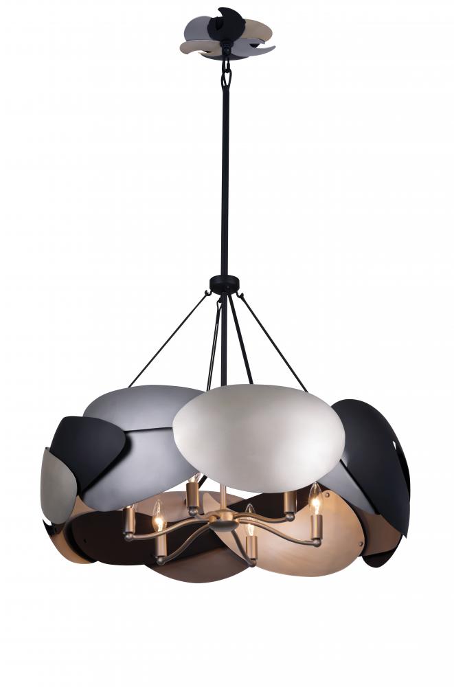 Metalo Misto- 6 Light Pendant