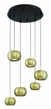 Minka George Kovacs P5474-884-L - Halo – 6 Light LED Pan Pendant
