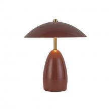 Alora Lighting TL437409BGD - Poppy 9-in Burgundy LED Table Lamp