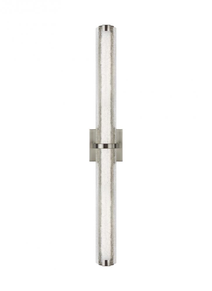 Cutler 36" Crackle Glass LED Vanity