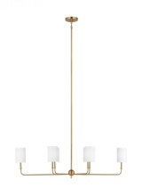 Visual Comfort & Co. Studio Collection 3609306-848 - Foxdale Six Light Linear Chandelier