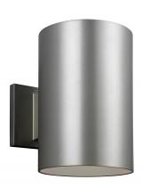 Visual Comfort & Co. Studio Collection 8313997S-753 - Outdoor Cylinders transitional 1-light integrated LED outdoor exterior large wall lantern sconce in