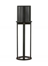 Visual Comfort & Co. Studio Collection 8745893S-71 - Union modern LED outdoor exterior open cage large wall lantern in antique bronze finish