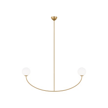 Visual Comfort & Co. Studio Collection AEC1132BBS - Galassia Grand Linear Chandelier